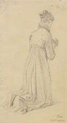 Study of a Kneeling Woman