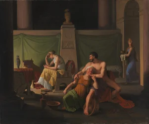 The Return of Ulysses. Scene from Homer