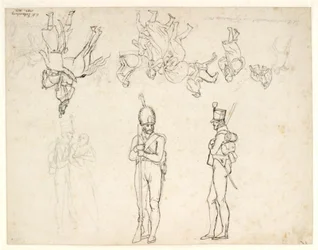Draft for a Series of Figures in a Depiction of the Bombardment of Copenhagen