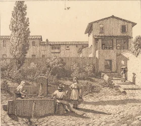 View of an Italian Village