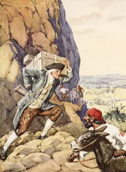 James Bruce Helps His Dumb Follower