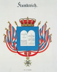 Charter and Pendant of the Order of the French Legion of Honour, from a Collection of Watercolours Published in Germany, 1830-33