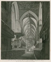 West view of the Choir of St Saviour