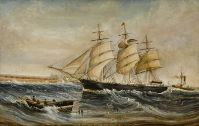 The Agincourt Entering the Tyne