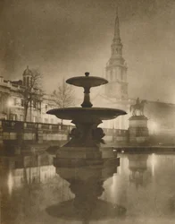 Night Rain Has Turned The Pavements To A Pool of Reflections, c1935