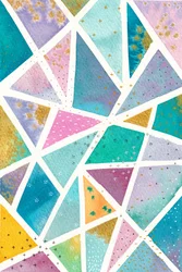 Colorful Geometric Mosaic