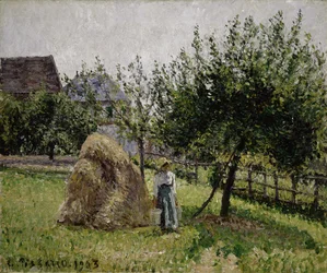 Apple Trees in Eragny, Sunny Morning, 1903