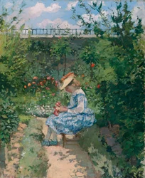 Jeanne in the Garden, Pontoise