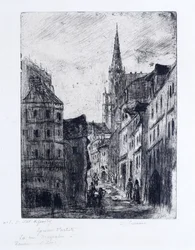 La Rue Malpalue a Rouen