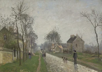 Route de Versailles, Louveciennes, Rain Effect