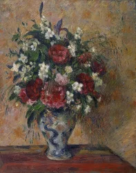Still Life with Peonies and Mock Orange. 1872-77