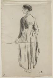 The Cowherdess, Eragny, 1886