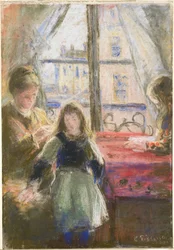 At the Window, Rue des Trois Frères