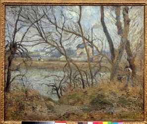 Banks of the Oise, Near Pontoise, Grey Weather