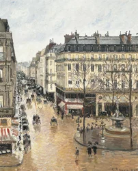 Rue Saint-Honoré in the Afternoon. Effect of Rain