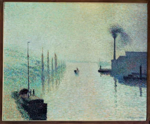 Lacroix Island, Rouen, Fog