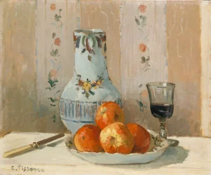 Still Life with Apples and Pitcher