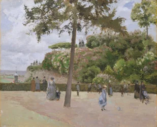The Public Garden at Pontoise, 1874
