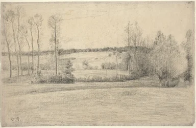 Trees and Meadows at Eragny