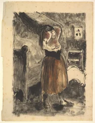 Woman Arranging Her Hair, 1894