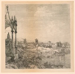 A View of a Town with a Bishop