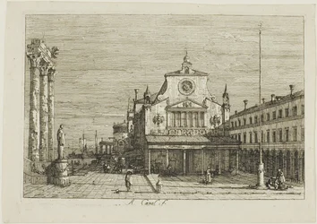 Imaginary View of S. Giacomo di Rialto, from Vedute