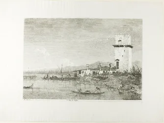 The Tower of Malghera, from Vedute