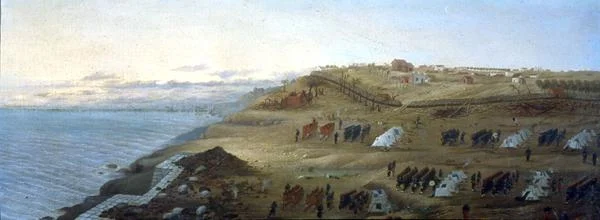 Argentine Camp at Uruguaiana, Rio Grande, Brazil