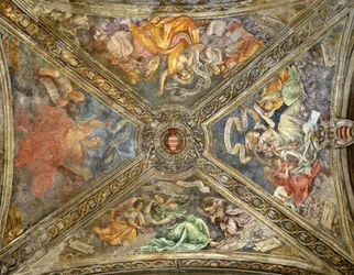 The Sibyls of Tibur, Delphi, Cumae and Hellespont, Carafa Chapel, Santa Maria sopra Minerva, Rome