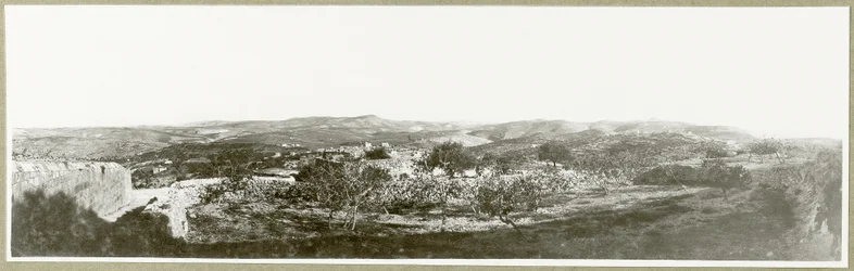 Bethlehem: view south with Herodium in the distance