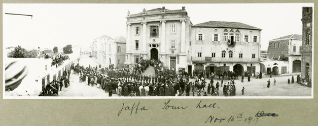 Jaffa Town Hall, 16th November 1917