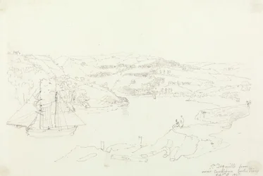 Saint Dogmaels from Cardigan on the Teifi, 8 September 1847