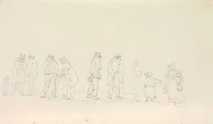 Sketch of a Group of People