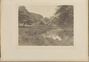Haddon Hall and Homestead, from the River