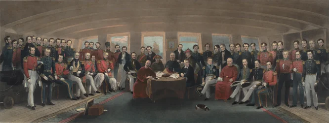 The Signing and Sealing of the Treaty of Nanking