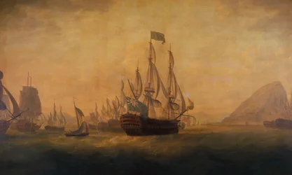The Relief of Gibraltar by Admiral Lord Howe