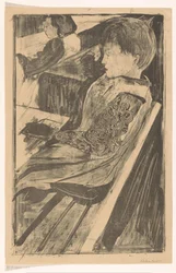 Children in School Desks