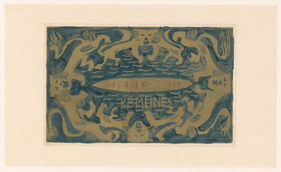 Design for Vignette of the Royal Packet Navigation Company, K.P.M. Lines