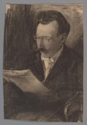 Portrait of a Man Reading