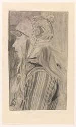 Portrait of a Girl in Traditional Costume from Marken