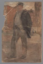 Standing Man with Stiff Hat