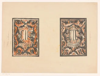 Two Bookplates of Carel Lion Cachet