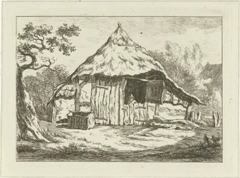 Barn with Open Upper Door (Landscapes 1-6)