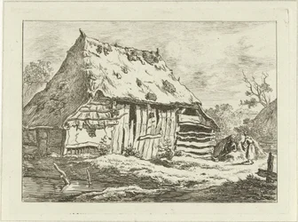 Couple by a Barn, Landscapes (1-6) (series title)