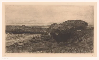 Dolmen of Rondossec on the Coast near Plouharnel