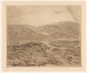 Dune Landscape with Sunrays