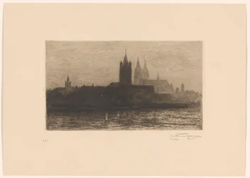 View of Cologne at Night