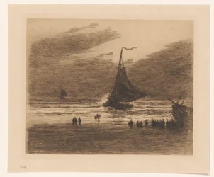 Incoming Fishing Boat on the Beach
