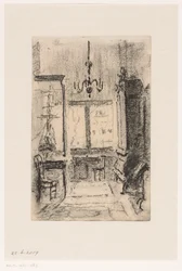 Interior of the House of Simon van Gijn at the Nieuwe Haven in Dordrecht