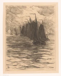 Fleet at sea
